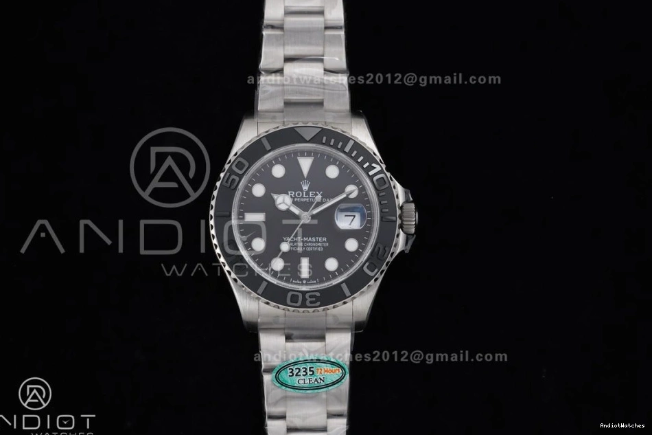 SH Titanium Edition Titanium 1:1 1206 On Yacht-Master EyeCatching 226627 Dial Clean Bracelet Best Black 0805